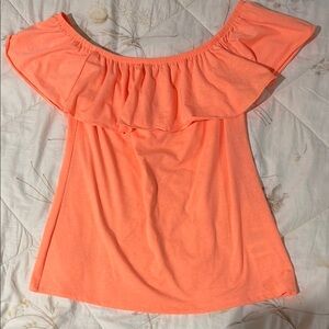 Lily Pulitzer Women's Off-Shoulder Coral Top